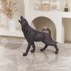 Adornos de Lobo Geométricos Simples Modernos Estilo Lujo Ligero Decoraciones para el Hogar de Alta Gama Sala de Estar Mueble de TV Artesanías de Resina