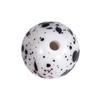 Acrílico Graffiti Salpicadura Tinta Lunares Bola DIY Material de Joyería Llavero Collar con Cuentas Colgante Accesorios Venta al por Mayor