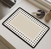 Alfombrilla de drenaje de cuero tecnológico para mesa de cocina, alfombrilla absorbente de cuero, a prueba de aceite, impermeable, resistente a las manchas, para grifo, lavabo, mesa de comedor, gratis
