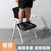 Silla plegable de entrenamiento, silla plegable con tablero, tablero de escritura, silla de oficina, mesa y silla integradas para reunión en sala de conferencias