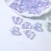 Acessórios de Cordão de Contas Borboleta de Vidro Translúcido Várias Especificações Borboleta Degradê Contas Soltas DIY Estilo Antigo Grampo de Cabelo Brinco Pacote de Material