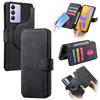 Para VIVO V40 SE Capa de Superfície Magnética Flip Case 2 em 1 S18E Capa de Couro Magnética Forte X90 Porta-Cartões