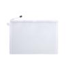 Bolsa de archivo A4, transparente, de nailon, con cremallera, para información, para oficina, multifuncional, para guardar archivos, facturas y documentos.