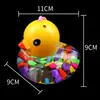 Mini Tanque de Peces Pequeño Botella Portátil para Peces Infantil Botella para Tortugas Caja Transparente para Tortugas Pato Amarillo Grande Caja para Mascotas Puesto Venta Directa de Fábrica