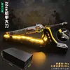 Merchandising del Juego Peace Elite Cuchillo Luminoso Surnan de 17 cm Soporte Modelo de Metal Artesanía