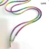 [Ofertas especiales de liquidación] Cordones reflectantes de colores mágicos, cordones reflectantes para sombreros, cordones de diamantes de imitación para hombres y mujeres, zapatos redondos para papá.