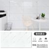 Adesivos de parede de imitação de azulejos de fábrica transfronteiriços Imitação de alumínio Placa de plástico Espuma Renovação Decoração de parede Papel de parede de mármore autocarregável Autoadesivo