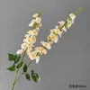2 tenedor chihiro delphinium jacinto flor artificial simulación boda decoración de boda guía de camino fondo floral arreglo floral alto