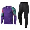 Al por mayor Liso Profesional Extra Grueso Amortiguación Deportiva Protector Puerta Servirá Set de Manga Larga Estampado Uniforme de Portero de Fútbol