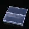 Caja de Almacenamiento Rectangular Transparente Plástico PP Cerrable Caja Vacía Caja de Muestras Caja de Herramientas de Empaque para Componentes de Ferretería