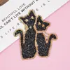 Parche de tela para perro con pedrería para mascotas, elegante y moderno, con malla de adhesivo termofusible de resina para ropa, bolsos, zapatos y sombreros DIY