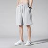 Shorts casuais de verão para homens elásticos soltos calças esportivas ultrafinas calças médias masculinas calças grandes calças de seda de gelo para homens