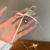Estilo Ballet Nuevo Estilo Francés Dulce Cool Súper Hermoso Cinta de Lazo de Seda Amor Pinza Lateral Pasador Accesorios para el Cabello