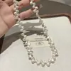 Colar Barroco de Pérolas de Água Doce Millet para Mulheres, Pulseira Fashion Tendência de Pérolas Pequenas Irregulares