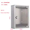 Hongtaichang Caja de Opiniones de Acero Inoxidable Puerta Transparente Grande Montada en Pared Buzón de Quejas y Sugerencias con Cerradura Corazón Recolección de Conveniencia