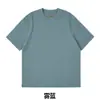 Camiseta de manga corta retro de algodón 100% pesada de 260g, corte holgado, hombros caídos, moderna, lavada y desgastada, venta al por mayor