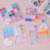 Cuentas de vidrio diy hecho a mano cuentas niños cuentas juguetes educativos pulsera collar accesorios diy venta al por mayor niños