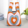 Nuevo bolso de mano de moda de Internet para mujer, bolso de lana de punto, bolso de mano informal, bolso de mano, bolso de almuerzo, venta al por mayor