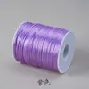 Cuerda Trenzada de Colores Degradados para Pulseras y Colgantes Hechos a Mano, Cuerda de Nudo Chino de Colores
