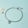 Pulsera de Semilla de Mijo Coreana Japonesa Corazón Diseño de Nicho para Mujer Estilo Frío Temperamento Simple Estudiante Nuevo Mejor Amigo Encaje