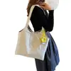 Bolsas Femininas Modernas e Estilosas, Novos Modelos Transfronteiriços, Bolsas de Ombro Casuais de Grande Capacidade para o Dia a Dia, Bolsas de Ombro Versáteis de Lona Estilo Coreano