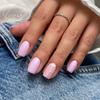 Peças de Unha Quentes Transfronteiriças Estilo Europeu e Americano Manicure Francesa Patch Pó Cor de Contraste Preto Explosões de Comércio Exterior Unhas Postiças Produtos Acabados