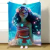 Mantas Infantiles de Dibujos Animados Serie Princesas Disney, Engrosadas, Suaves y Cómodas de Franela, Venta al por Mayor Personalizada Transfronteriza