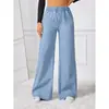 Tienda Independiente Verano 2026 Nuevos Jeans de Color Sólido para Mujer Moda Versátil Pantalones de Uso Diario para el Trabajo En Stock Modernos