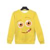Cross-border novo cartoon monstro face 3D impressão digital camisola pescoço redondo cross-border comércio exterior fábrica de roupas atacado