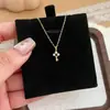 ¡Cuidado! Plata de Ley S925 Colgante de Llave Pequeña Cadena para Clavícula Mini Estilo Japonés para Mujer Lujo Accesible Exquisito Elegante Collar para Mujer