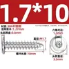 Tornillos Autorroscantes de Acero Inoxidable 304 Hexagonales Invertidos Cabeza Plana Grande Cabeza Delgada Tornillos para Muebles M2M3M4M5-M8