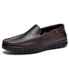 Couro de primeira camada cross-border popular sapatos casuais masculinos sapatos de couro genuíno Tods sapatos masculinos slip-on sapatos de condução