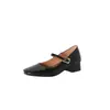 2025 nuevos zapatos profesionales para mujer, cinturón de viaje, tacón medio grueso, zapatos Mary Jane, talla 32-43, zapatos de comercio exterior