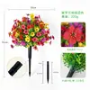 Flores artificiais mais vendidas da Amazon, estacas de solo, plantas, buxo, decorações de lavanda, folhagem de jardim, violetas