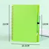 Cuaderno A5 Color PP con Espiral Páginas Interiores Rayadas Cuaderno Espeso de Oficina Premio para Estudiantes Cuaderno con Espiral Impreso Logo