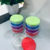 Caixas Plásticas de Armazenamento em Estoque Atacado, Compartimentos Divididos, Caixas Pequenas Redondas Domésticas para Cozinha, Recipientes para Armazenamento de Nozes e Grãos
