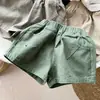 Shorts de Algodão Puro~ Shorts Coloridos Doces para Meninos e Meninas, Calças Casuais para Crianças, Moda Verão Estilo Coreano
