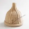 Chapéus Europeus, Americanos, Japoneses e Coreanos Transfronteiriços, Gorros de Tricô Masculinos, Chapéus de Lã, Chapéus com Barra Rebatida, Chapéus de Chupeta, Costas Femininas Pai-Filho, Chapéus Infantis de Agulha