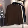 Nueva Camisa Base de Terciopelo Otoño e Invierno para Hombre Cuello Redondo Terciopelo de Doble Cara para Jóvenes y de Mediana Edad Camiseta de Manga Larga Suéter Cálido Engrosado de Lana