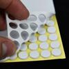 Almohadilla de pie de EVA redonda blanca de 10 x 2 mm de diámetro, adhesiva de una sola cara, espuma EVA autoadhesiva, almohadilla de goma antideslizante, troqueladora, tipo punzón.