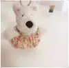 [Solo Ropa] Ropa para Cachorros West Highland Accesorios Lindos Suéter Sombrero Set de Abrigo