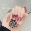Pacote com 10 Celebridade da Internet Laço de Organza Joia Preto e Branco Rosa Fada Manicure Tecido Estéreo Malha Renda Cinto