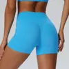 Shorts de yoga para mujer europeos y americanos de melocotón para glúteos, alta elasticidad, transpirables, levantamiento de glúteos invisible, pantalones de tres cuartos deportivos para correr 62423