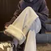 Calça de Moletom Masculina Resistente ao Frio para Uso Externo no Nordeste, Quente, de Veludo Cotelê, Espessa para o Inverno, Calça Casual Pesada Retrô Americana
