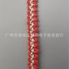 En stock al por mayor hilo dorado y plateado tejido a crochet ola estilo Chanel cinta encaje abrigo sombrero zapatos bolsa accesorios de ropa