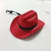 Mini sombrero de vaquero de peluche para gato mascota, sombrero para fiesta de mascotas, sombrero pequeño de fieltro nuevo, estilo vaquero para cachorro