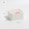 Caja de Almacenamiento para Bastoncillos de Algodón, Elegante Portátil Limpiador Facial de Algodón Huevo de Belleza Productos de Cuidado de la Piel Huevo de Belleza Caja Pequeña a Prueba de Polvo Algodón para Maquillaje Doble Compartimento