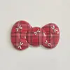 Nuevos Accesorios de Lazo Grande Rojo Lindo DIY Tocado Pasador Lazo de Puntos Decoración para Funda de Teléfono Móvil