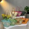 Bolsa Tote Grande Estilo Francês Luojia para Mulheres, Adequada para Férias, Compras, Uso Casual, Bolsa de Ombro, Material Semelhante ao Papel, Novo Modelo 2023