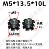 M5 Flor de Ameixeira Estilhaço Porca Estrela Girassol Tubo Redondo Conector Sem Solda Dianteiro Interno Fêmea Fabricante Dongguan
